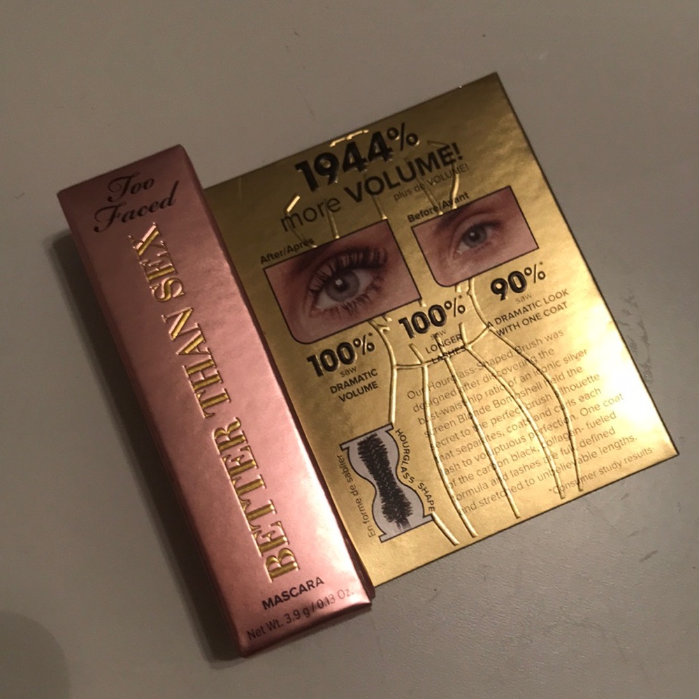 Trial size too faced mascara